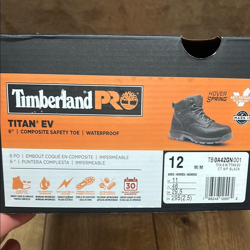 Timberland PRO Titan EV Black Boots
